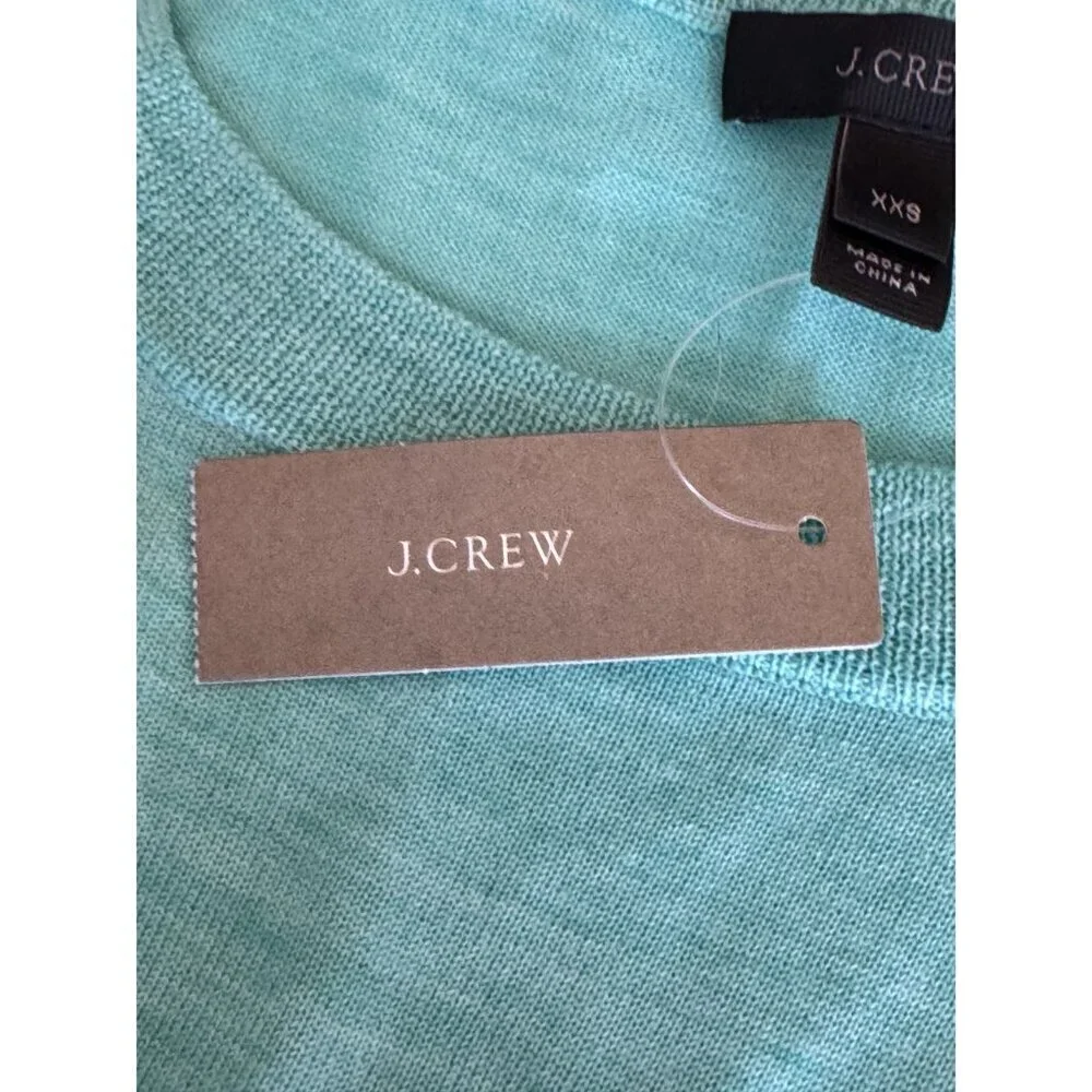 J. Crew 100% Merino Wool Crewneck Iconic Tippi Sweater - Size XXS ✨ preppy NWT